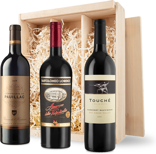 Premium Reds in Wood Gift Box Premium Reds in Wood Gift Box