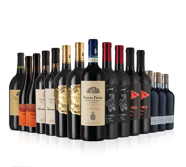 Bold Southern Italian Reds + Sicilian Trio