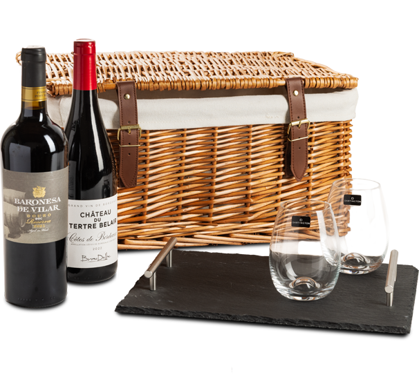 Rich Reds + Accessories in Gift Basket